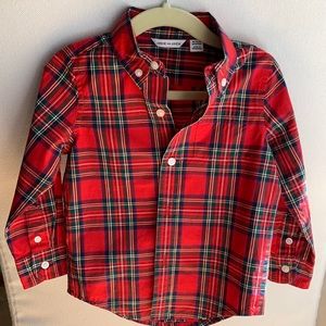 Janie and Jack Plaid Shirt